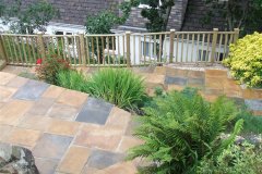 Hillside garden